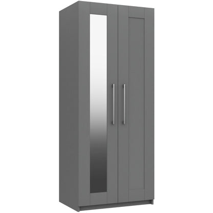 Calder 2 Door Wardrobe With Mirror