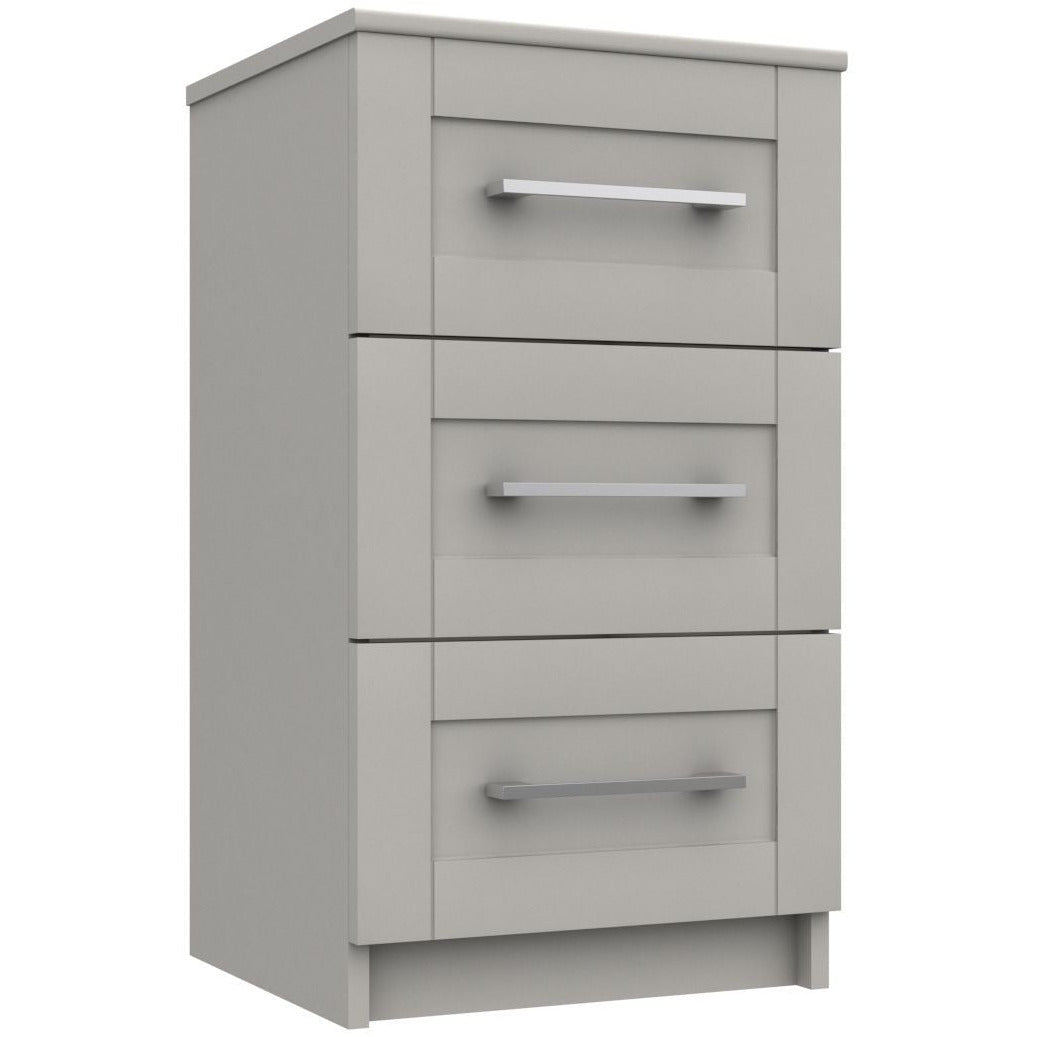 Calder 3 Drawer Bedside