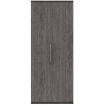 Minnesota 2 Door Wardrobe Dark Grey Oak