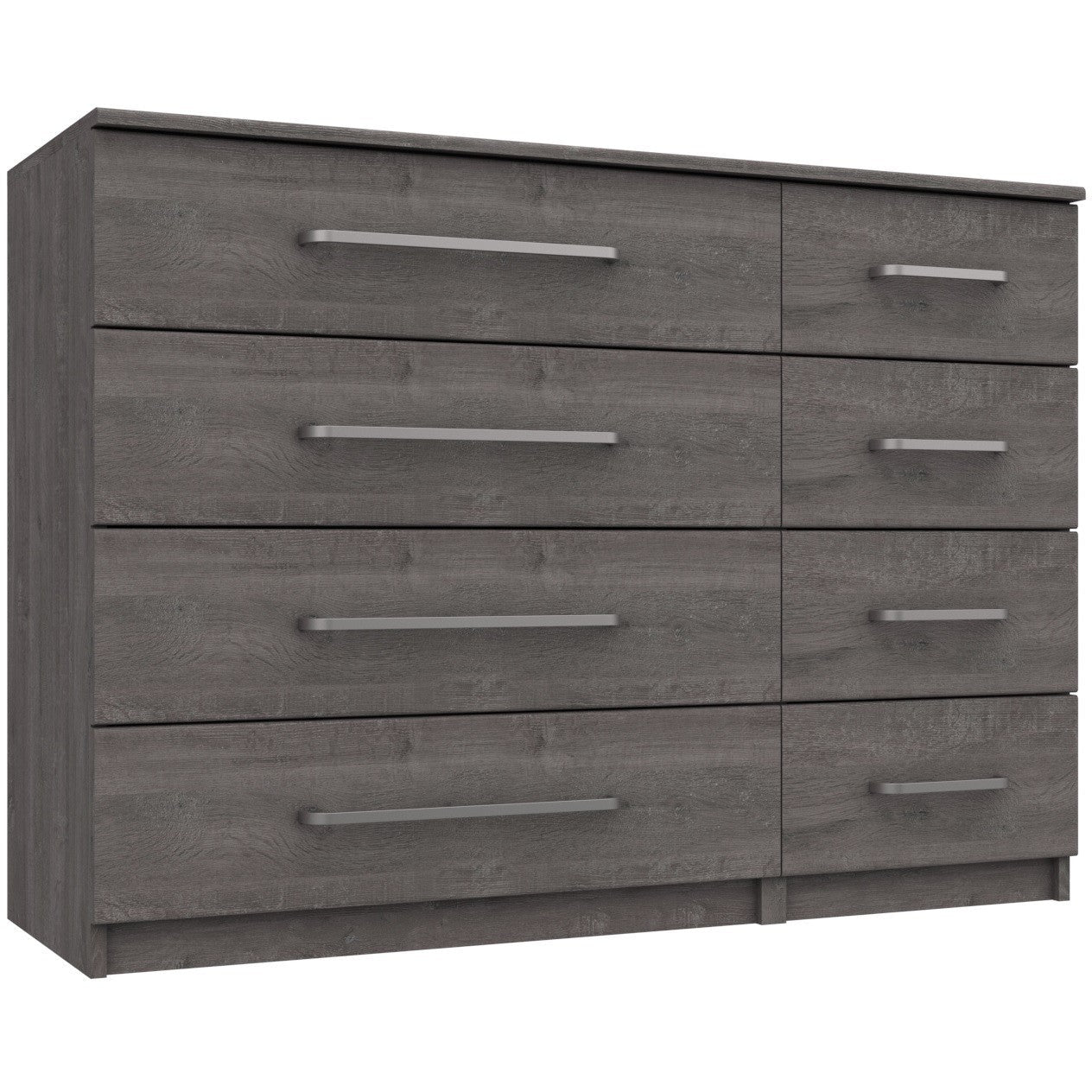 Minnesota 8 Drawer chest Dark Grey Oak