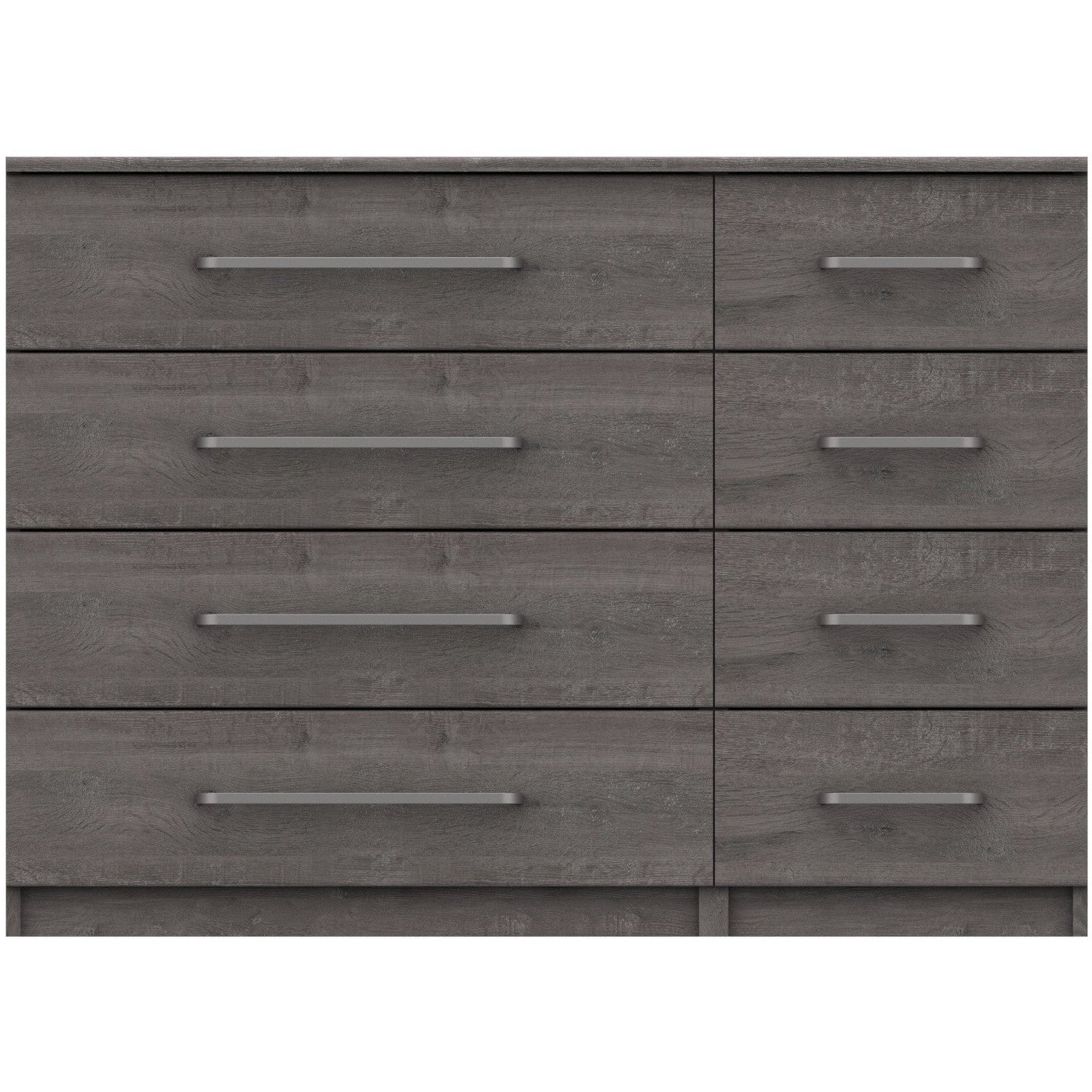 Minnesota 8 Drawer chest Dark Grey Oak