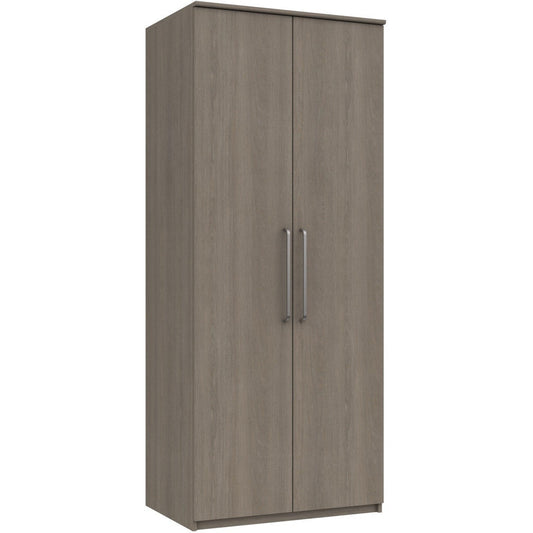 Minnesota 2 Door Wardrobe Beige Grey Oak