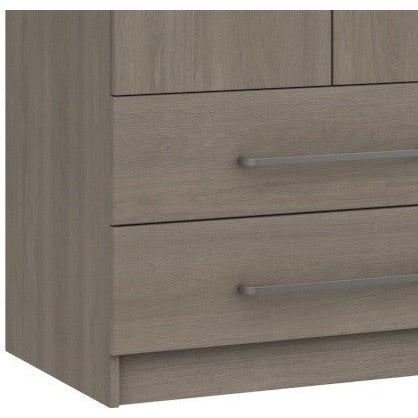 Minnesota 2 Door gents Wardrobe Beige Grey Oak