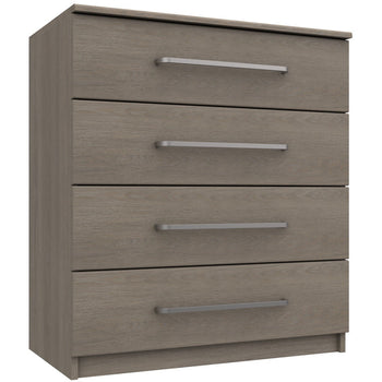 Minnesota 4 Drawer Chest Beige Grey Oak