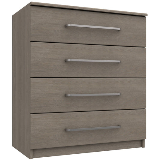 Minnesota 4 Drawer Chest Beige Grey Oak