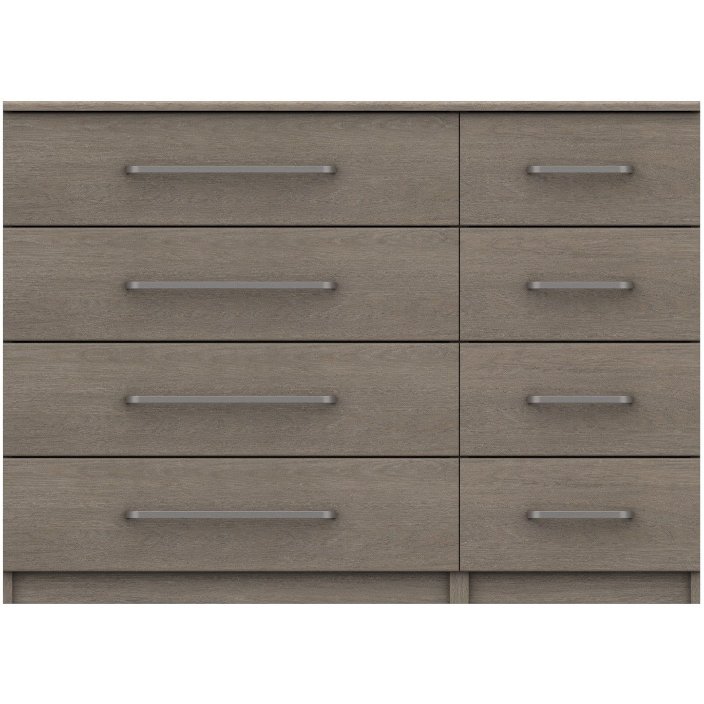 Minnesota 8 Drawer chest Beige Grey Oak
