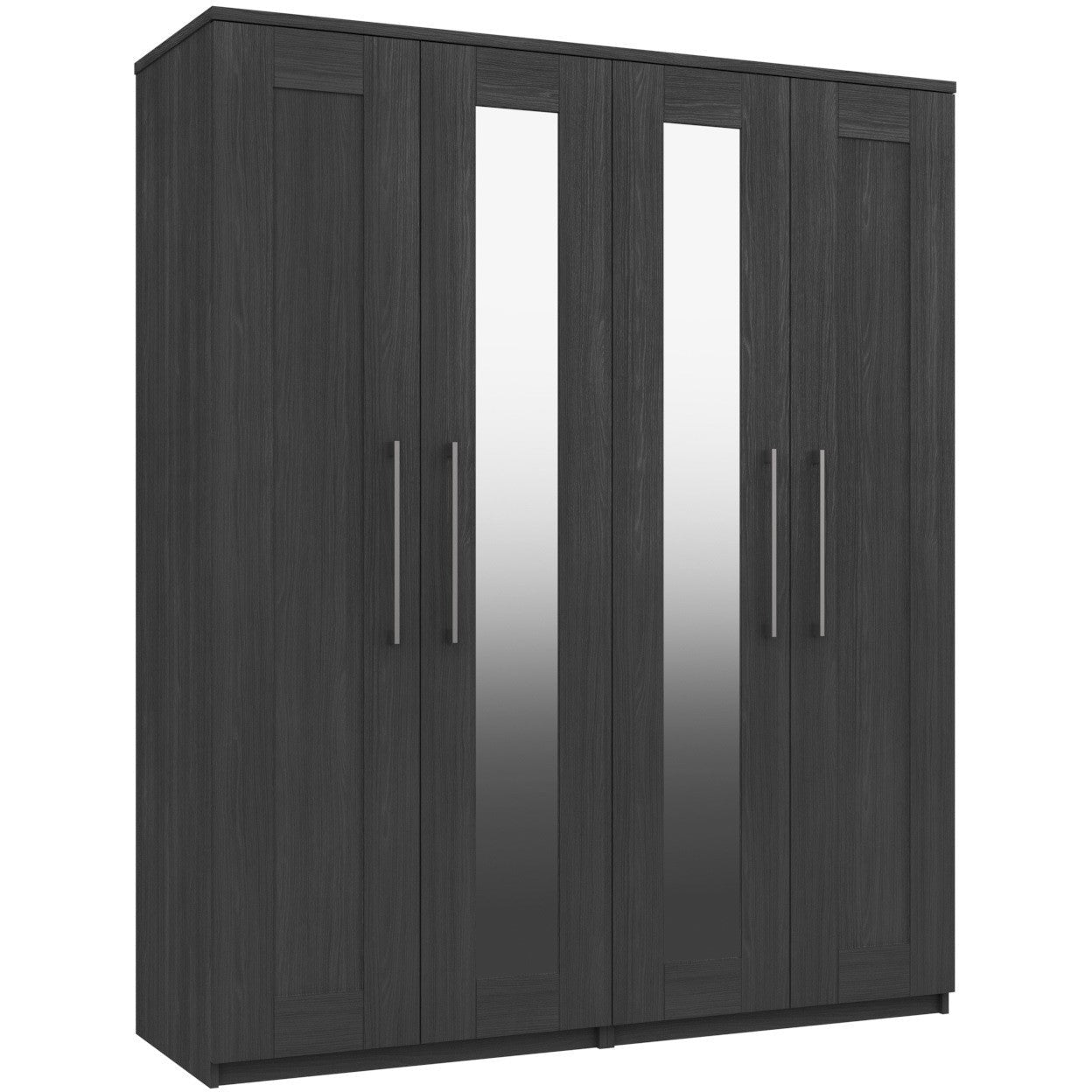 Andante 4 Door Wardrobe With 2 Mirrors