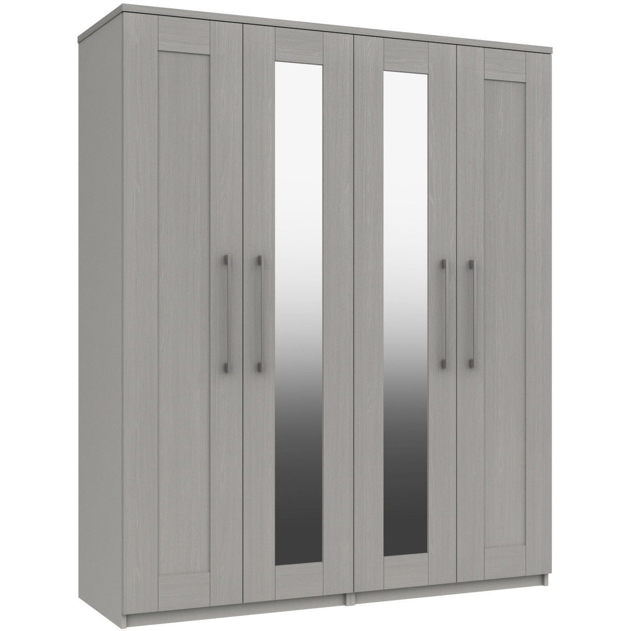 Andante 4 Door Wardrobe With 2 Mirrors