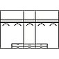 RAUCH MEMPHIS 5 DOOR COMBI MIRRORED WARDROBE