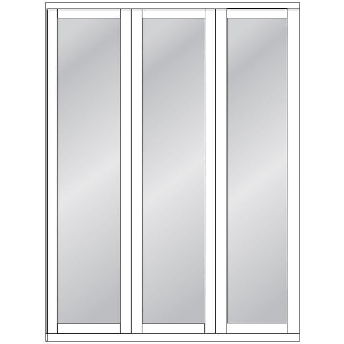 Wiemann Cambridge 3 Door 3 Mirror Wardrobe