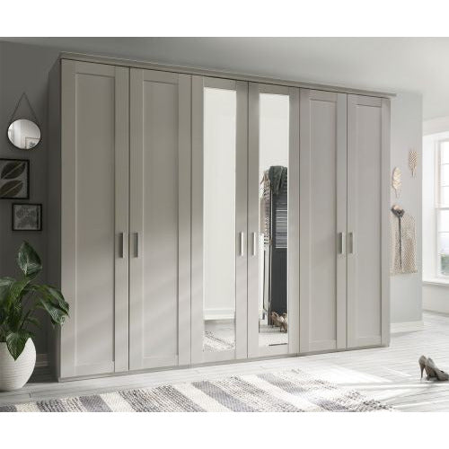 Wiemann Cambridge 6 Door 2 Mirrors Wardrobe