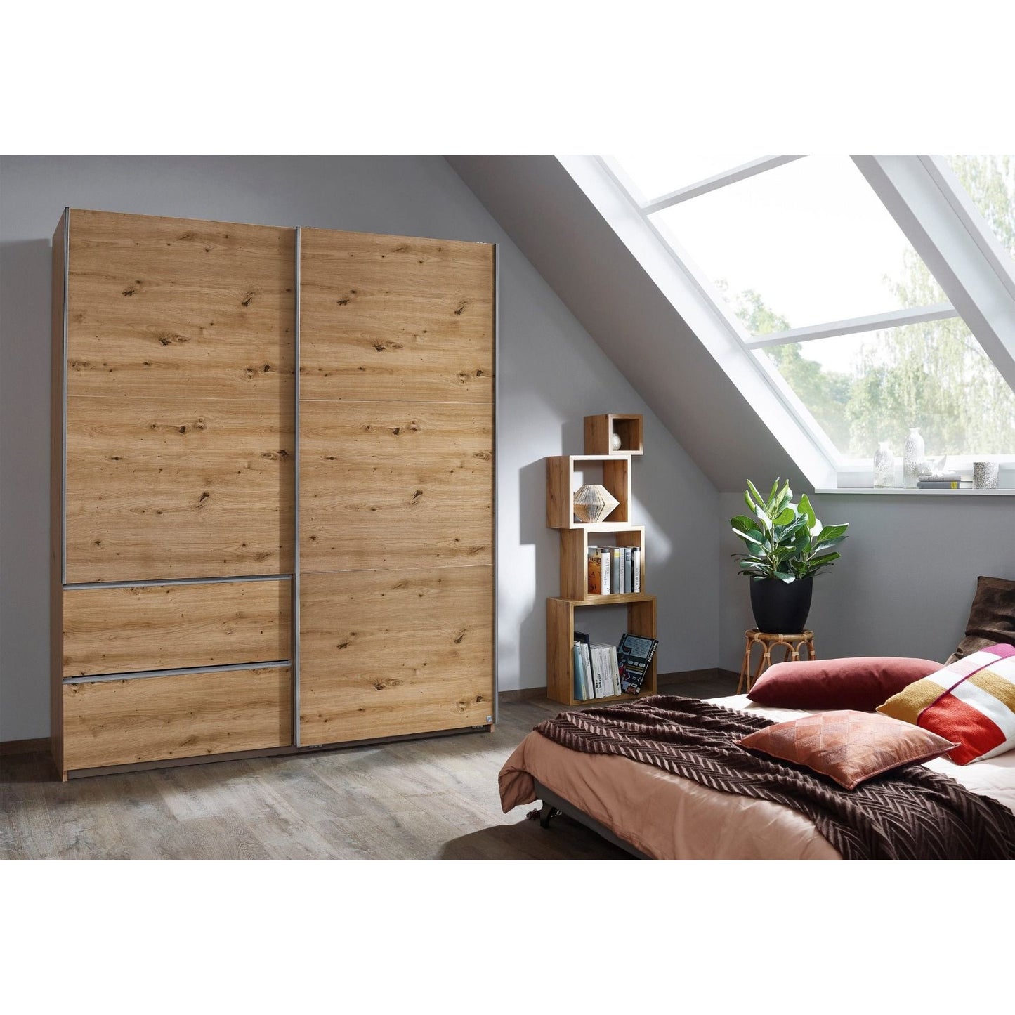 Rauch Sevilla Sliding door wardrobe with Drawers