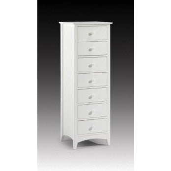 Cameo Stone White Bedroom furniture 7 Drawer Chest Product Code: cam7dr