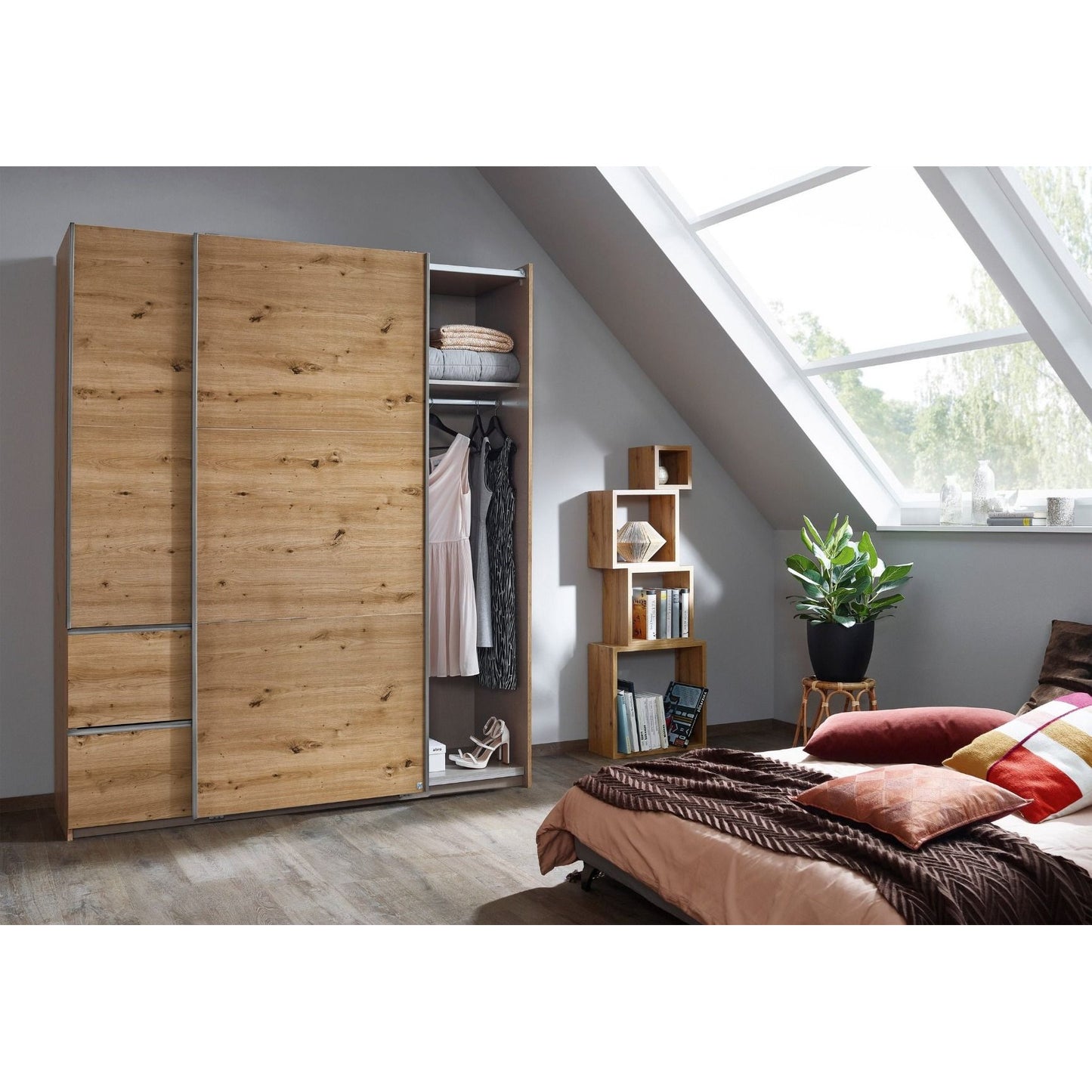 Rauch Sevilla Sliding door wardrobe with Drawers