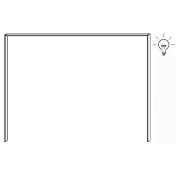 Naple Passepartout Frame For Folding Door Wardrobe 300 cm