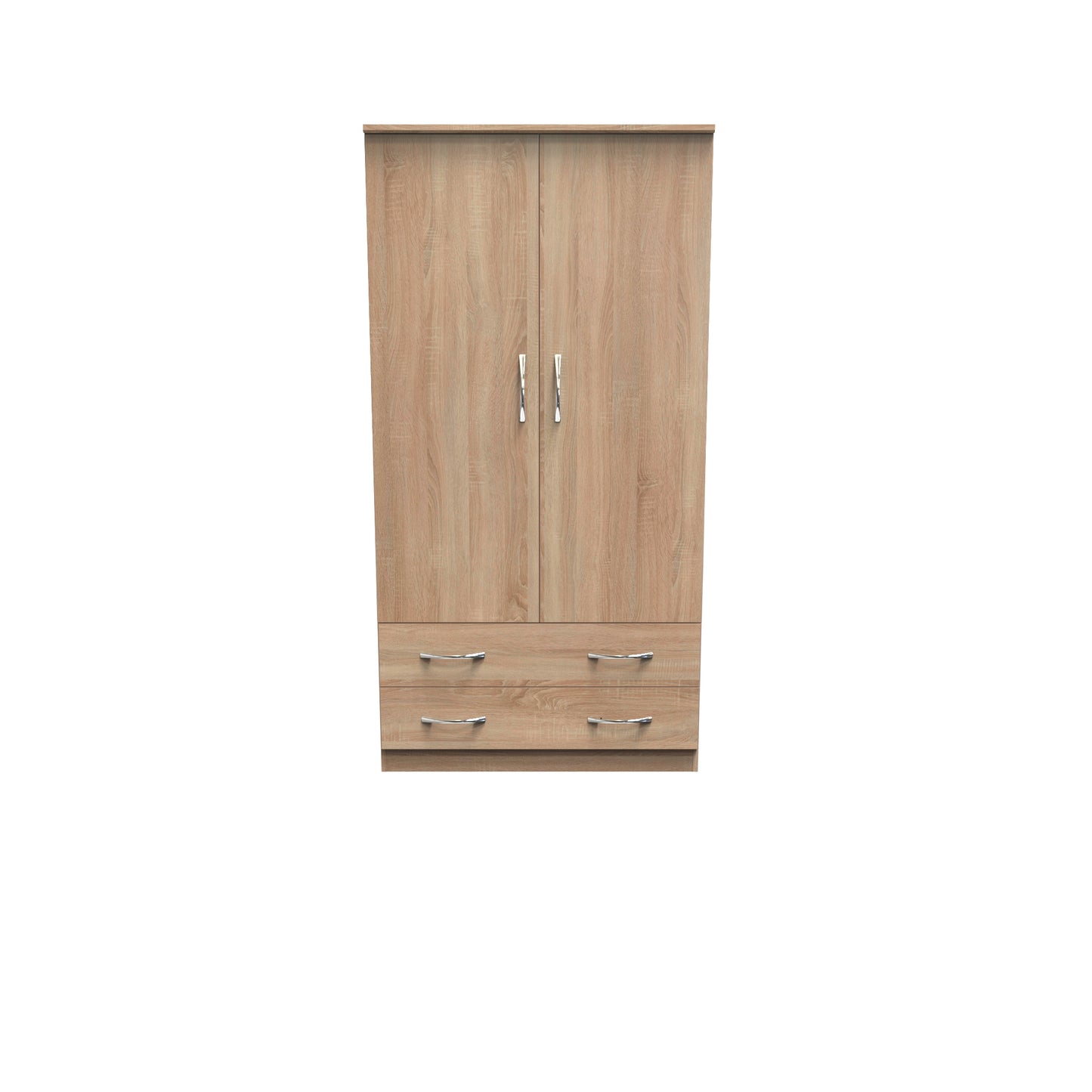 Welcome Furniture Avon 2 door 2 drawer wardrobe on sale Fully Assembled and ready to use.