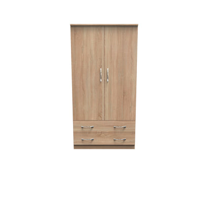 Welcome Furniture Avon 2 door 2 drawer wardrobe on sale Fully Assembled and ready to use.