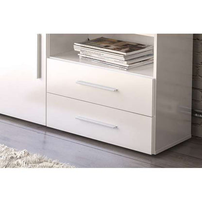 Edgeware 1 Door 2 Drawer Sideboard - White