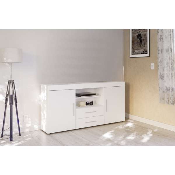 Edgeware 2 Door 2 Drawer Sideboard White
