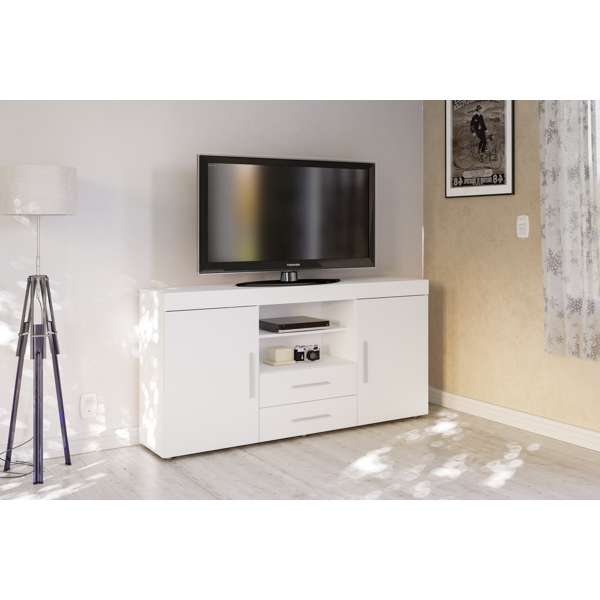 Edgeware 2 Door 2 Drawer Sideboard White