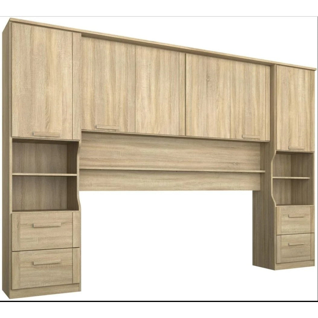 Rauch Rivera overbed wardrobe system Oak