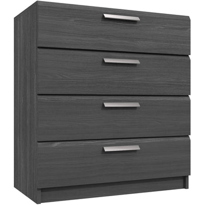 Waterfall 4 Drawer Chest Graphite