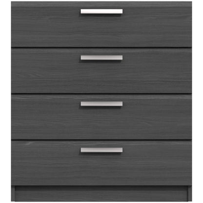 Waterfall 4 Drawer Chest Graphite
