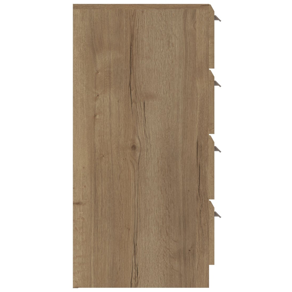 Waterfall 4 Drawer Chest Natural Rustic Oak