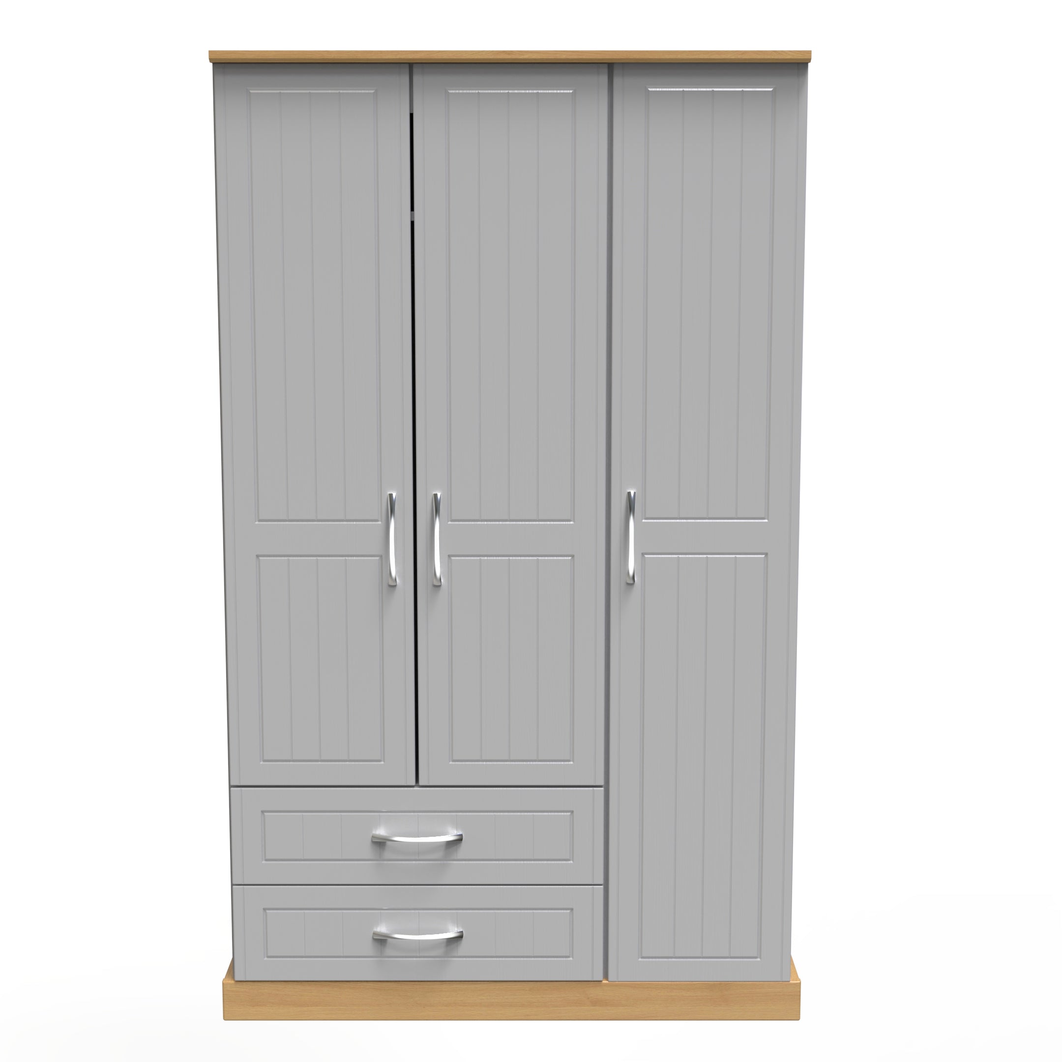 Ready assembled on sale triple wardrobe