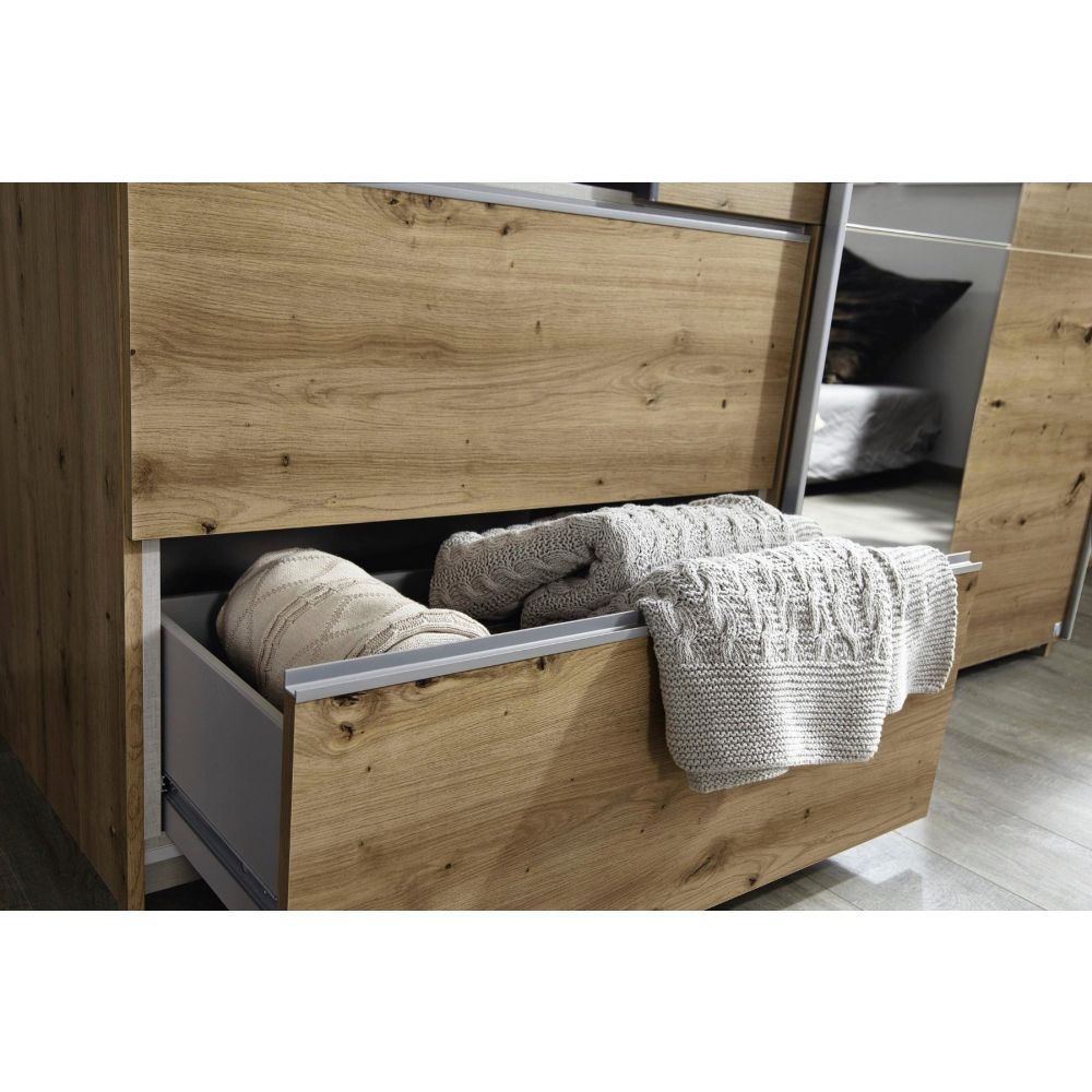 Rauch Sevilla Sliding door wardrobe with Drawers
