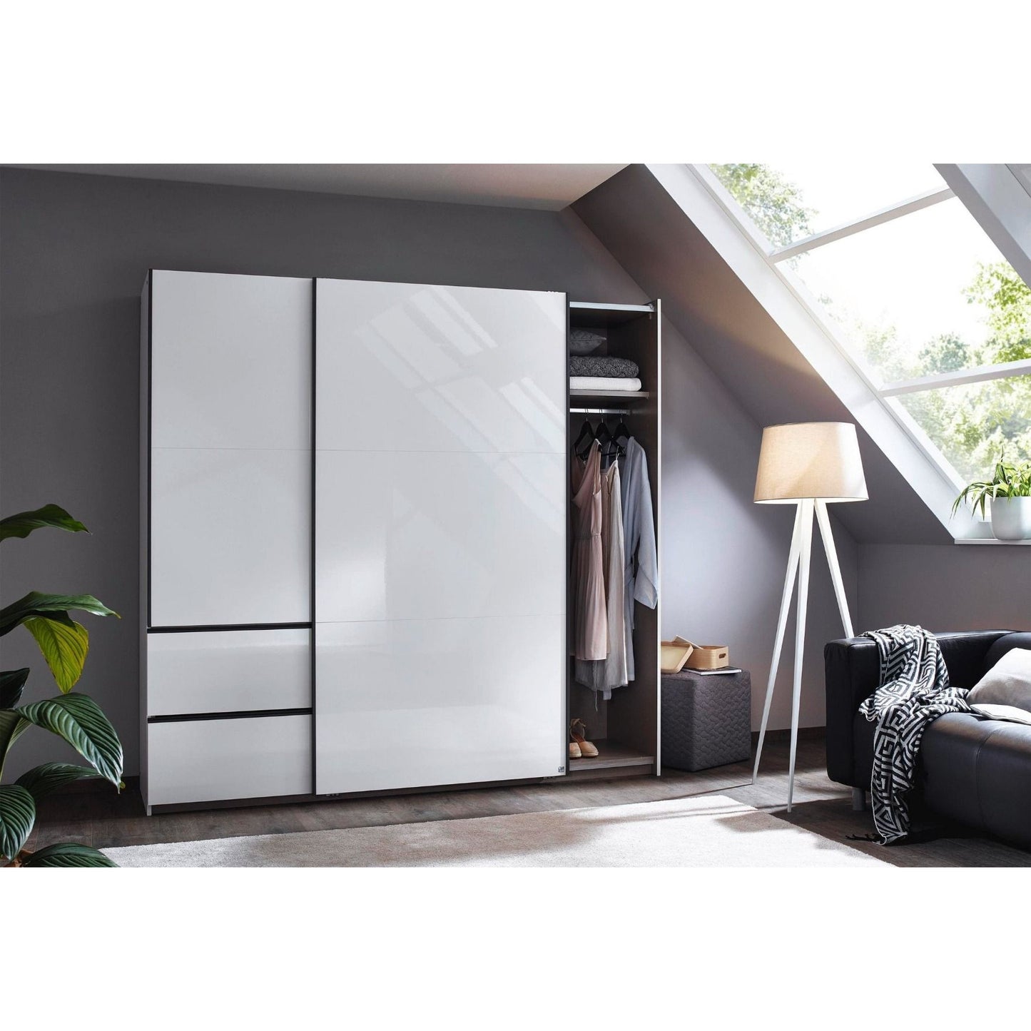 Rauch Sevilla Sliding door wardrobe with Drawers