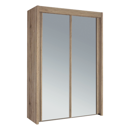 Rauch Imperial Full Mirrored 2 Sliding Door Wardrobe 181cm