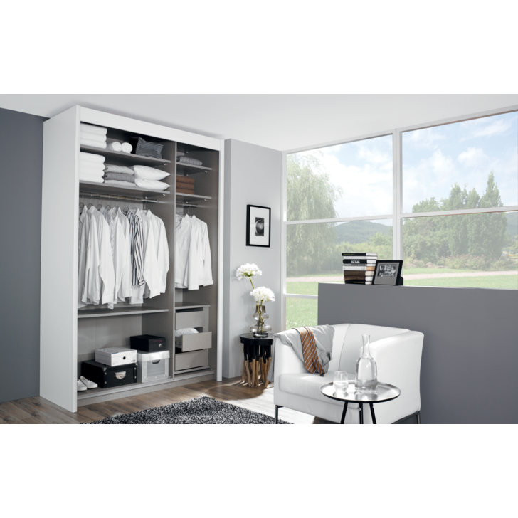 Rauch Imperial Fully Mirrored 3 Sliding Door Wardrobe 250cm