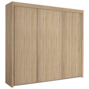 Rauch Imperial 3 Sliding Door Wardrobe 225cm Plain Fronts