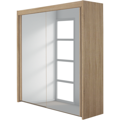 Rauch Imperial Mirrored 2 Sliding Door Wardrobe 201cm