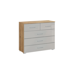 Rauch Celle 3+2 Chest of Drawers White