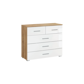 Rauch Celle 3+2 Chest of Drawers White