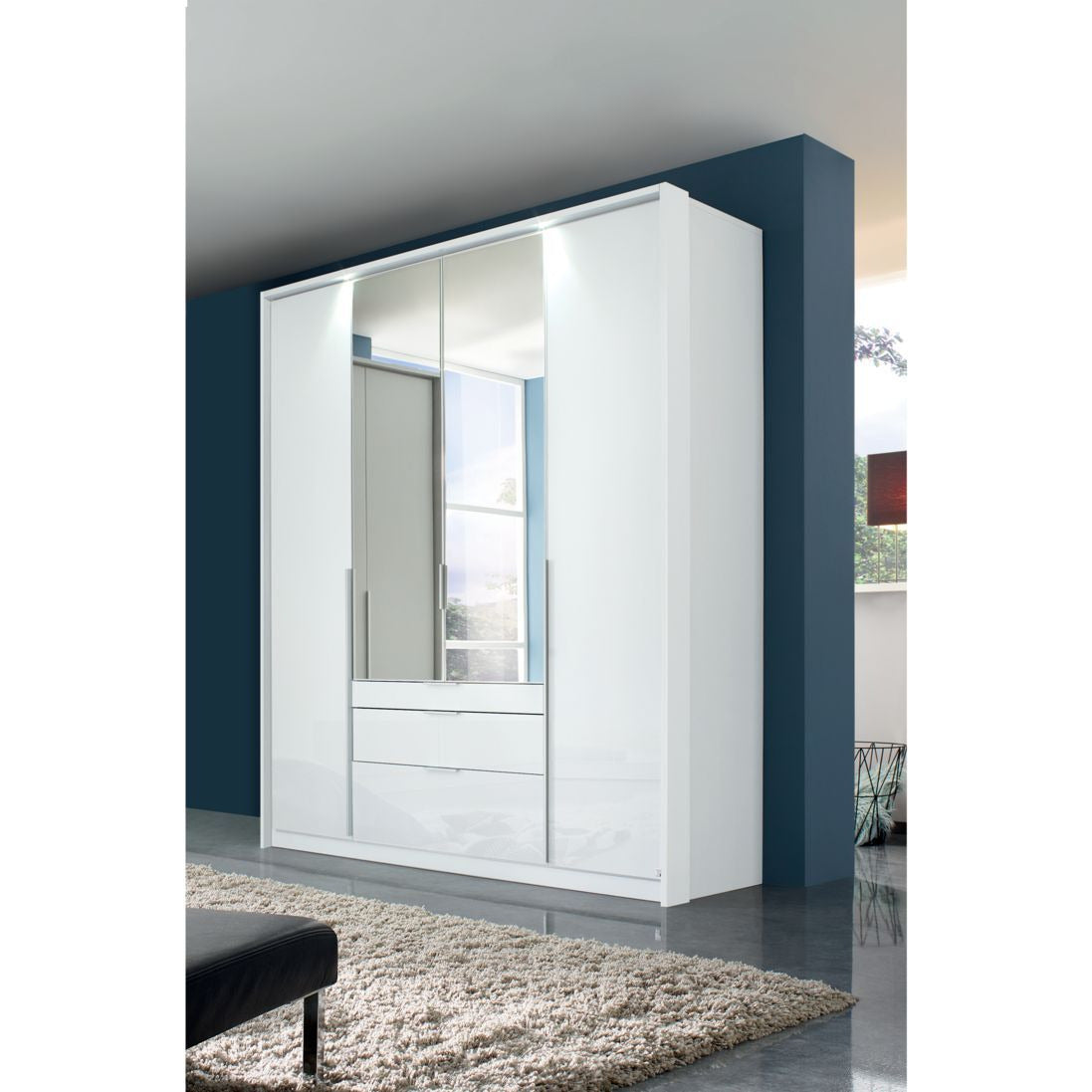 Rauch Alabama Wardrobe with drawers