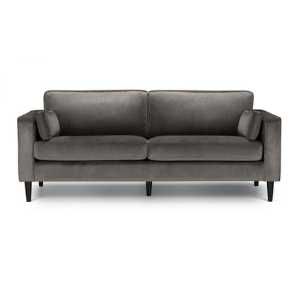 Hayward 3 Seater Sofa Velvet Grey