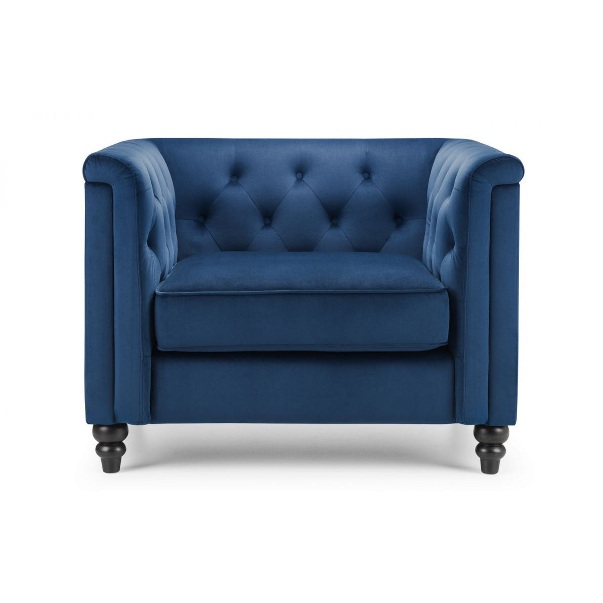 Sandringham Chair Blue Velvet